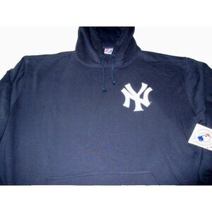 New York Yankees MLB Men's Majestic PO Hoodie Sweatshirt Blue Big & Tall NEW